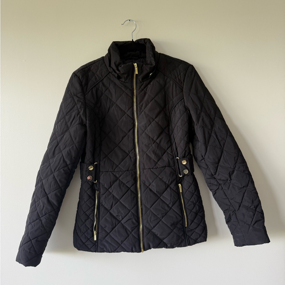Guess Black Jacket with removable hoodie